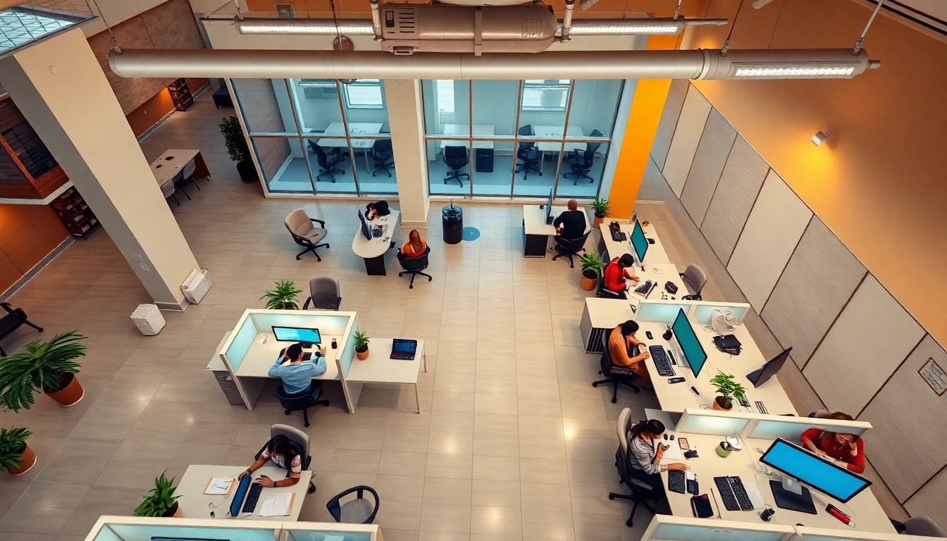 Agents working in Tijuana call centers providing customer support with a modern office layout.