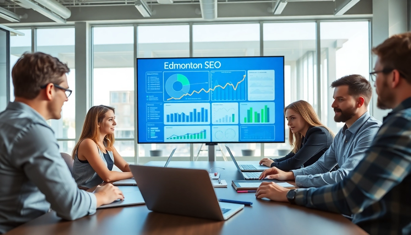 Enhance your business visibility with effective Edmonton SEO strategies in action.