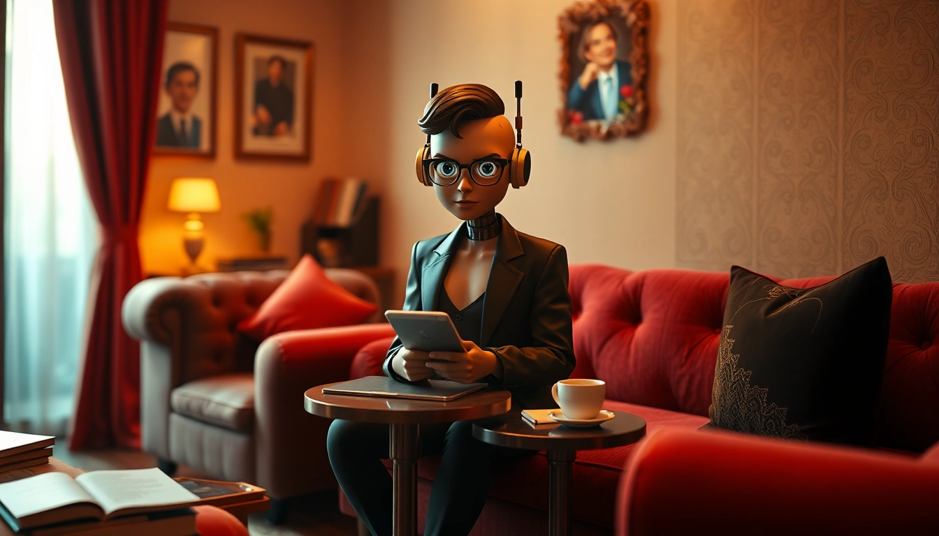 Engaging with a nsfw character AI in a cozy setting, evoking the theme of dirty ai interactions.