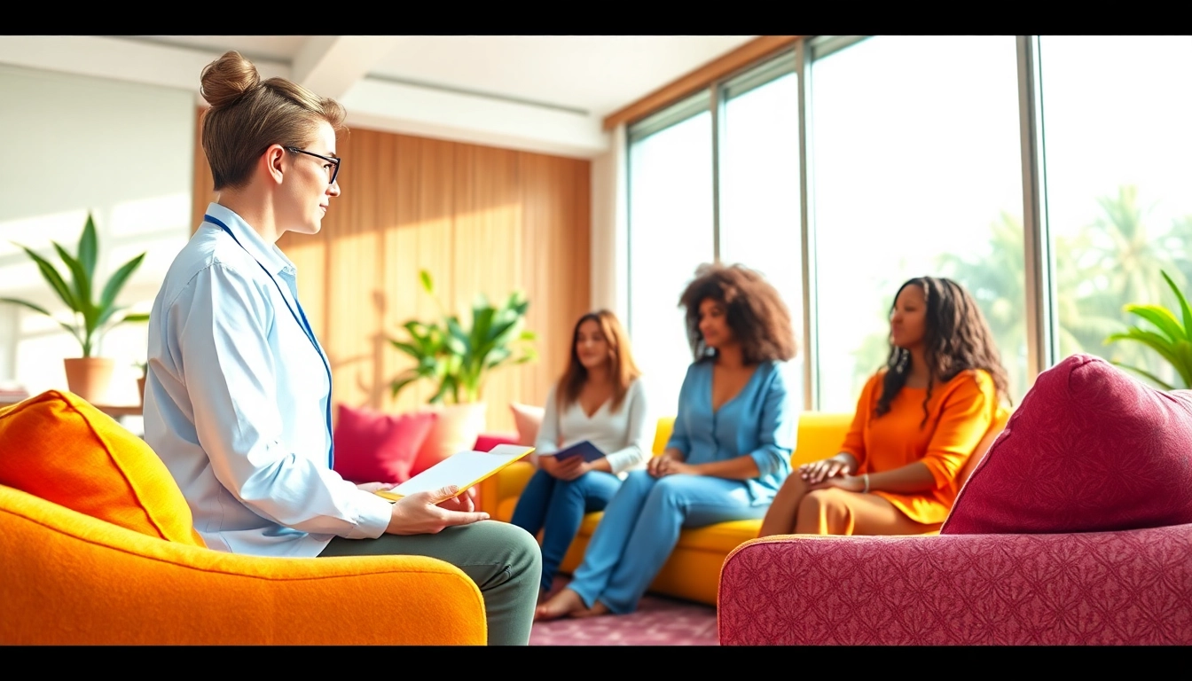 Engaging therapy session for healing trauma in a serene, supportive environment.