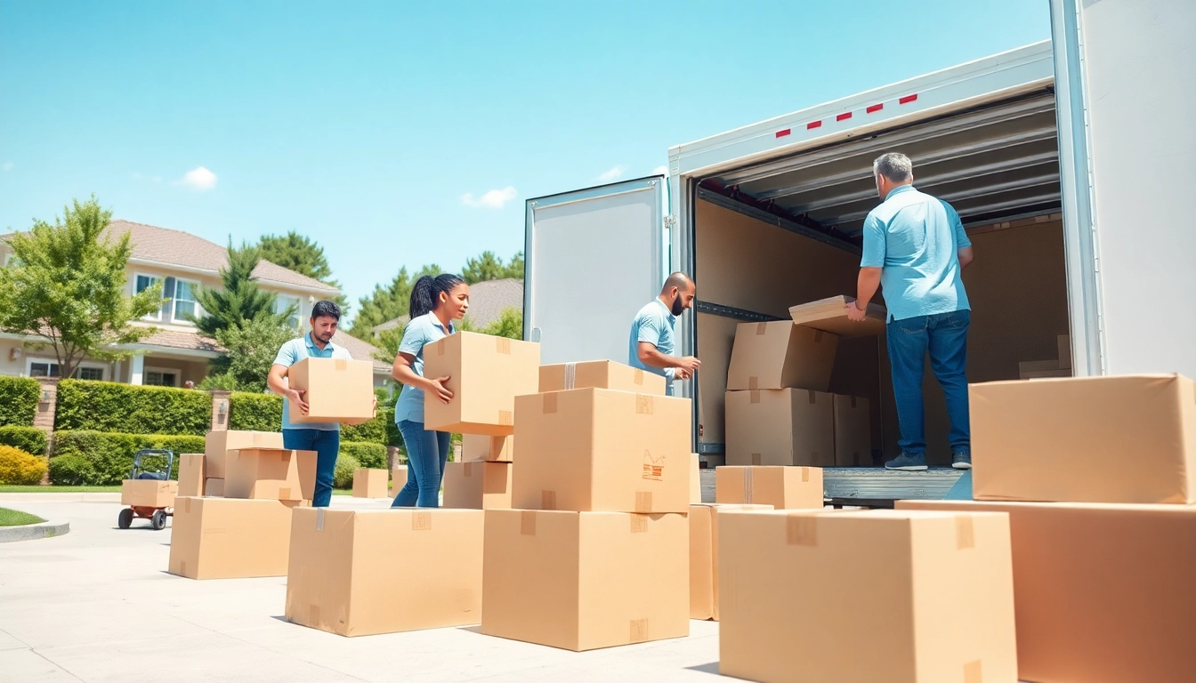 Efficient moving service by https://bennettsmoving.com/ with a professional team packing up for a smooth relocation.