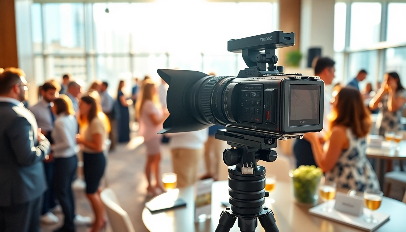 Capturing the essence of Miami Corporate Event Videography Photography in a vibrant networking setting.
