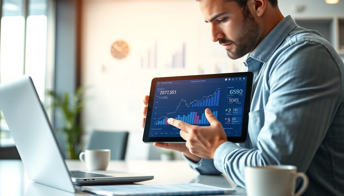 Analyze revenue rocket lab growth trends with a financial analyst engaged in a modern office setting.