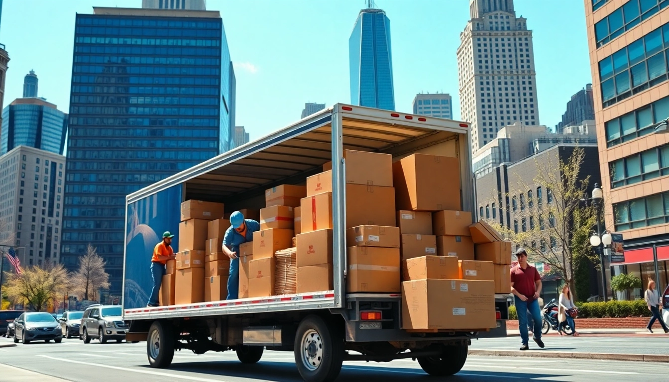 Efficient moving truck representing Cheap movers nyc with professional movers in NYC.