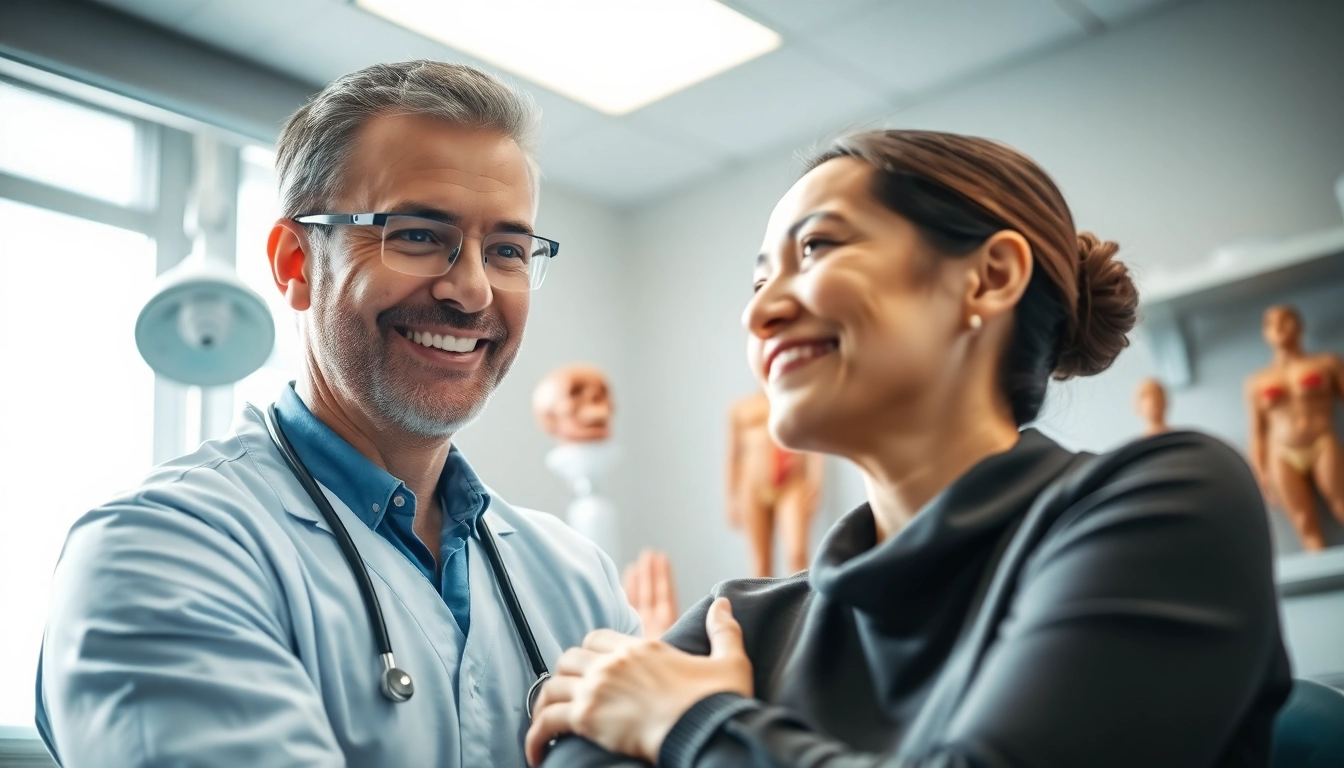 Professionelle Beratung zur plastischen Chirurgie Braunschweig in moderner Klinikumgebung.