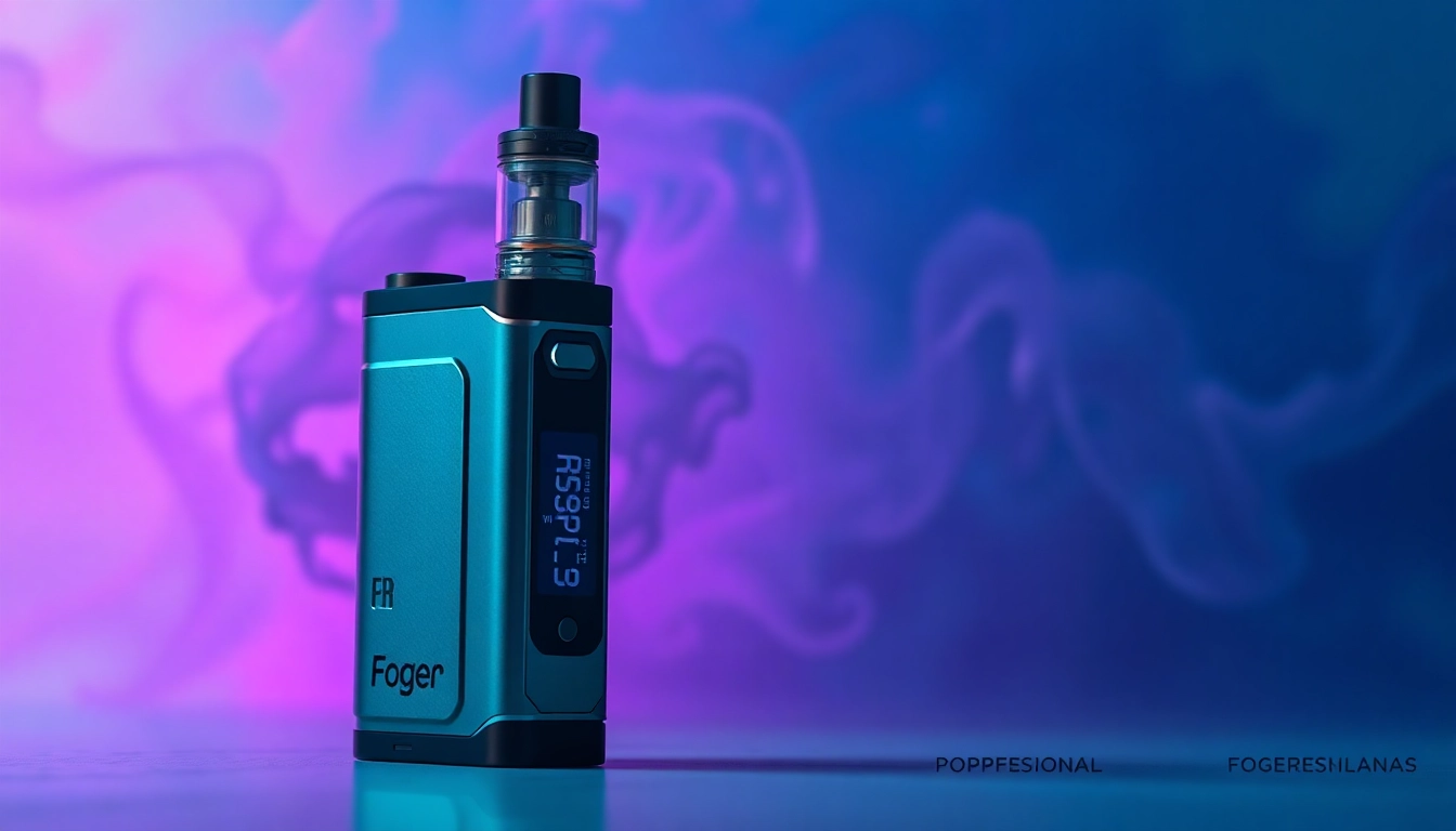Captivating view of Foger Switch Pro Kit showcasing its OLED display and sleek design features.